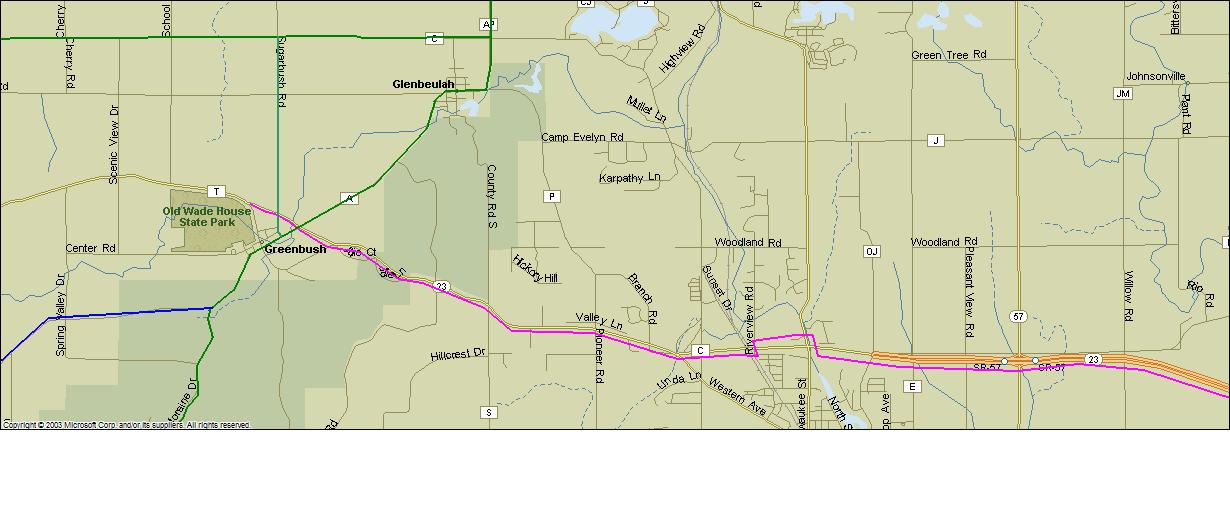 Old Plank Trail Map - United States Map States District