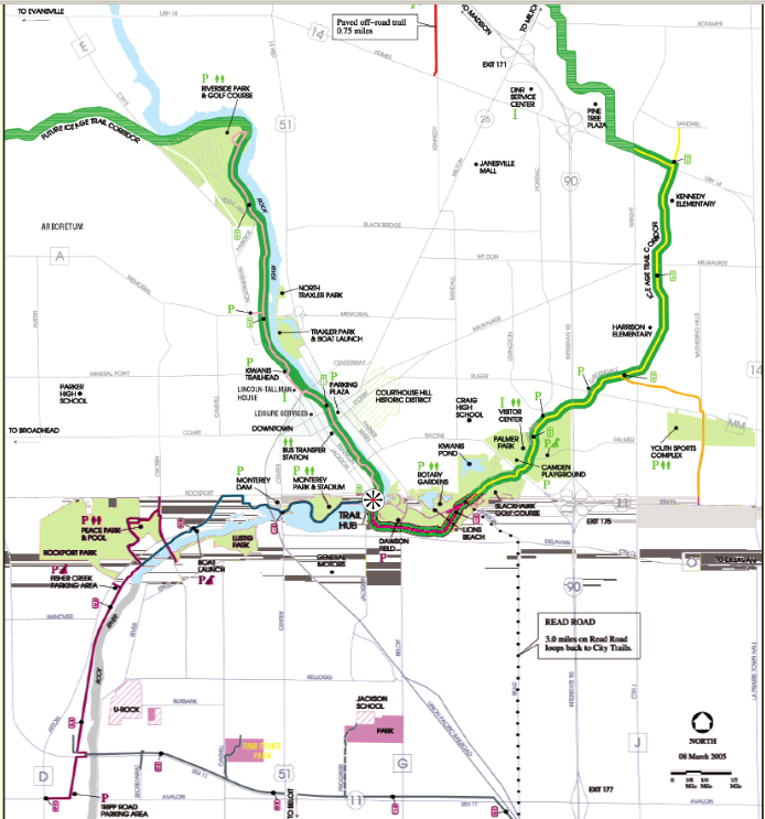 Wisconsin Bicycle Routes